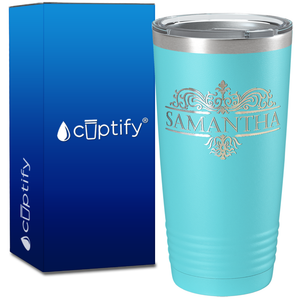Personalized Vestige Design on 20oz Tumbler