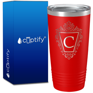 Personalized Classic Crest on 20oz Tumbler