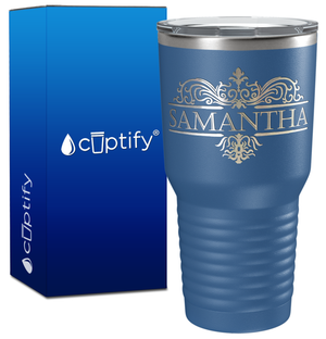 Personalized Vestige Design Engraved on 30oz Tumbler