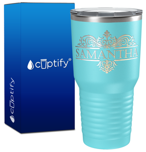Personalized Vestige Design Engraved on 30oz Tumbler