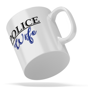 Police Wife Long 11 oz 11oz Ceramic Coffee Mug