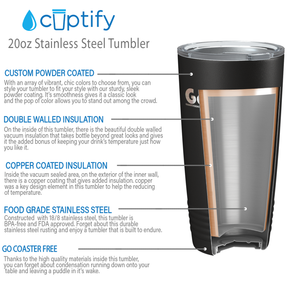 Got Beer on Black 20oz Tumbler