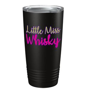 Little Miss Whiskey on Black 20 oz Stainless Steel Tumbler