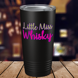 Little Miss Whiskey on Black 20 oz Stainless Steel Tumbler