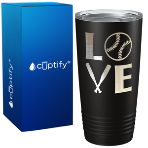 Softball Love on 20oz Tumbler