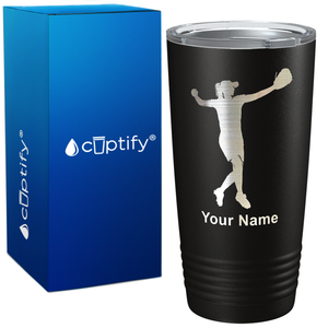 Softball Player on 20oz Tumbler