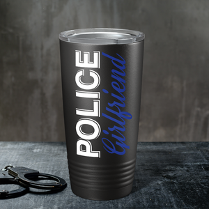 Police Girlfriend 20oz Black Tumbler