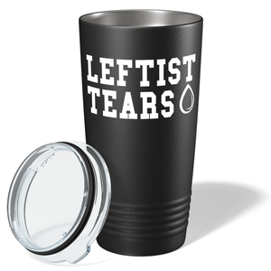 Leftist Tears on Black 20 oz Stainless Steel Tumbler