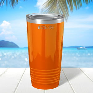 Orange Bright Gloss 20oz Tumbler