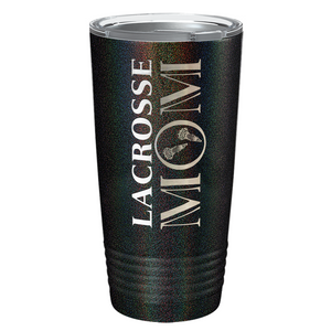Lacrosse Mom Laser Engraved on Stainless Steel Lacrosse Tumbler