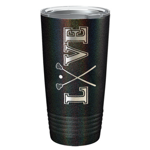 Lacrosse Love Laser Engraved on Stainless Steel Lacrosse Tumbler