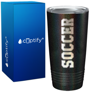 Soccer on 20oz Tumbler