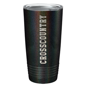 Cross Country Laser Engraved on Stainless Steel Cross Country Tumbler