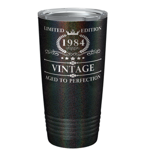 1984 Limited Edition Aged to Perfection 37th on Stainless Steel Tumbler