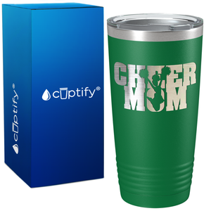 Cheer Mom Cheerleader Jump on 20oz Tumbler