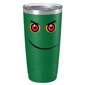Spooky Devil Eye Monster on Stainless Steel Halloween Tumbler