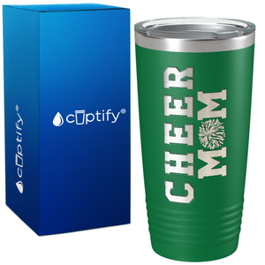 Cheer Mom on 20oz Tumbler
