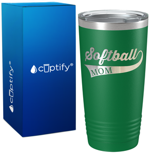 Softball Mom Swish on 20oz Tumbler