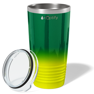 Green Yellow Ombre 20oz Tumbler