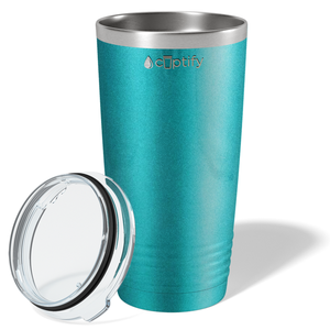 Seafoam Glitter 20oz Tumbler