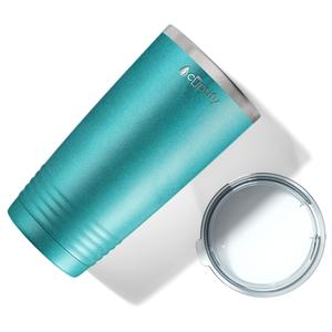 Seafoam Glitter 20oz Tumbler