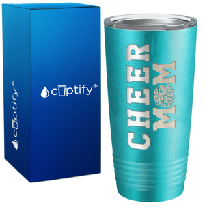Cheer Mom on 20oz Tumbler