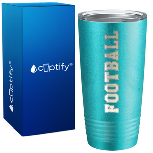 Football on 20oz Tumbler