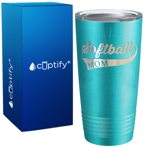 Softball Mom Swish on 20oz Tumbler