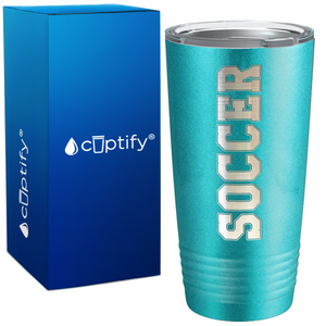 Soccer on 20oz Tumbler