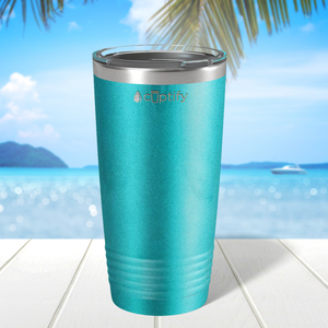 Seafoam Glitter 20oz Tumbler