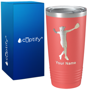 Softball Player on 20oz Tumbler