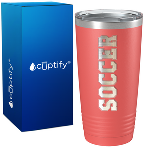Soccer on 20oz Tumbler