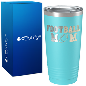 The Football Mom on 20oz Tumbler