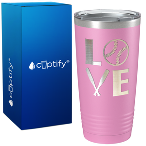 Softball Love on 20oz Tumbler
