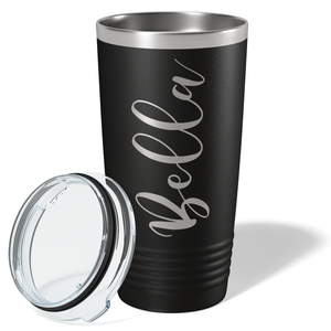 Cuptify Personalized on Black 20 oz Stainless Steel Ringneck Tumbler