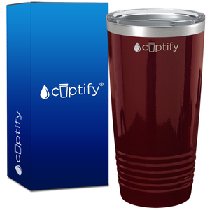 Maroon Gloss 20oz Tumbler