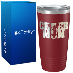 Cheer Mom Cheerleader Jump on 20oz Tumbler