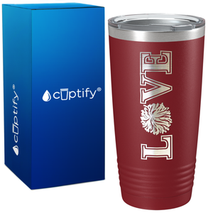 Love Cheer on 20oz Tumbler