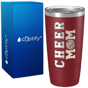 Cheer Mom on 20oz Tumbler