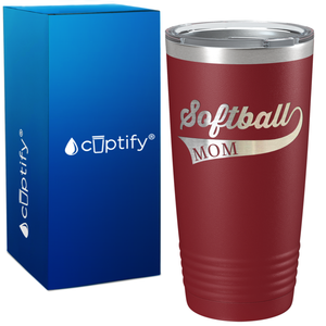 Softball Mom Swish on 20oz Tumbler