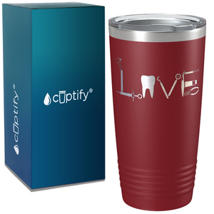 Dentist Love on Dentist 20oz Tumbler