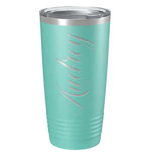Cuptify Personalized on Seafoam 20 oz Stainless Steel Ringneck Tumbler