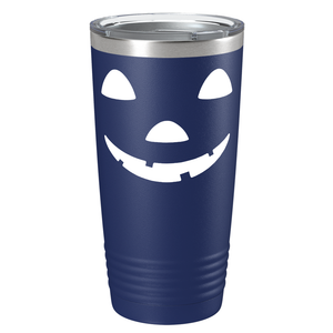 Jack o Lantern on Stainless Steel Halloween Tumbler