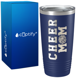 Cheer Mom on 20oz Tumbler