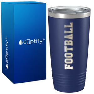Football on 20oz Tumbler