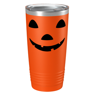 Jack o Lantern on Stainless Steel Halloween Tumbler