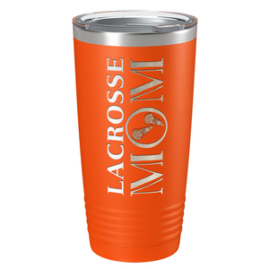 Lacrosse Mom Laser Engraved on Stainless Steel Lacrosse Tumbler