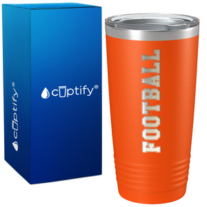 Football on 20oz Tumbler