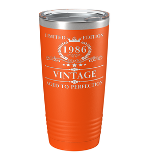 1986 Limited Edition Aged to Perfection 35th on Stainless Steel Tumbler