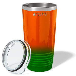 Orange Green Ombre 20oz Tumbler